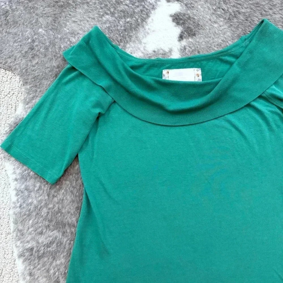 Anthropologie Ett:Twa Patchett Off The Shoulder Top - Picture 2 of 10